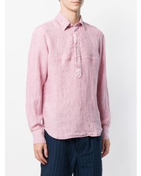 Chemise à manches longues rose Aspesi