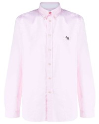 Chemise à manches longues rose PS Paul Smith