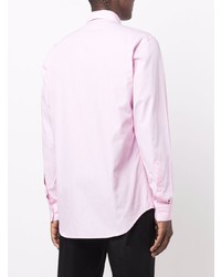 Chemise à manches longues rose Philipp Plein