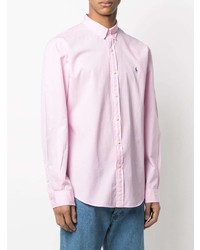 Chemise à manches longues rose Polo Ralph Lauren