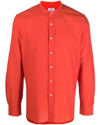 Chemise à manches longues rouge Aspesi