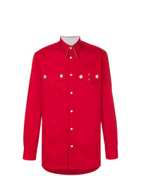 Chemise à manches longues rouge Calvin Klein 205W39nyc