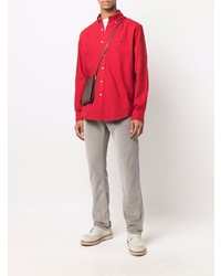 Chemise à manches longues rouge Polo Ralph Lauren