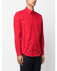 Chemise à manches longues rouge FURSAC