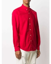 Chemise à manches longues rouge Polo Ralph Lauren