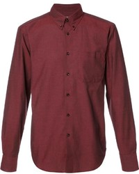 Chemise à manches longues rouge Naked & Famous Denim