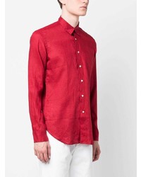 Chemise à manches longues rouge PENINSULA SWIMWEA