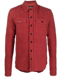 Chemise à manches longues rouge Ralph Lauren RRL
