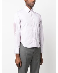 Chemise à manches longues rouge Thom Browne