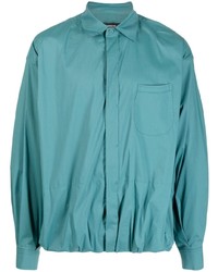 Chemise à manches longues turquoise SONGZIO