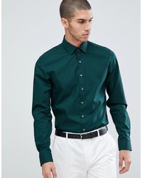 Chemise à manches longues vert foncé Calvin Klein