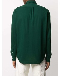 Chemise à manches longues vert foncé Polo Ralph Lauren