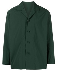 Chemise à manches longues vert foncé Homme Plissé Issey Miyake