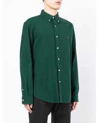 Chemise à manches longues vert foncé Polo Ralph Lauren