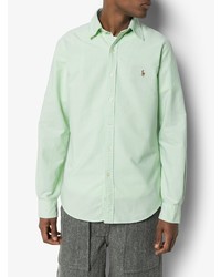 Chemise à manches longues vert menthe Polo Ralph Lauren