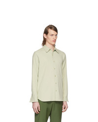 Chemise à manches longues vert menthe Tibi