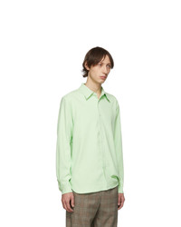 Chemise à manches longues vert menthe Tibi