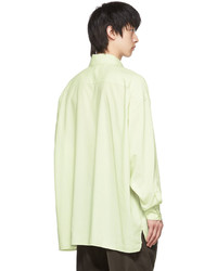 Chemise à manches longues vert menthe Acne Studios