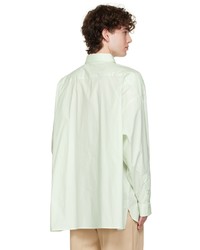 Chemise à manches longues vert menthe Acne Studios