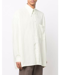 Chemise à manches longues vert menthe Acne Studios