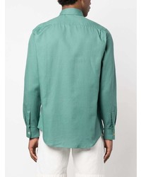 Chemise à manches longues vert menthe Paul Smith