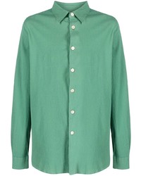 Chemise à manches longues vert menthe PS Paul Smith