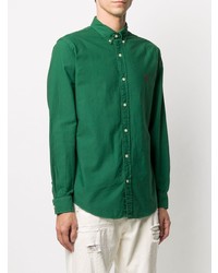 Chemise à manches longues verte Polo Ralph Lauren