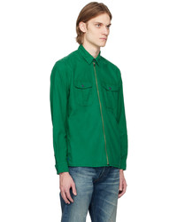 Chemise à manches longues verte Polo Ralph Lauren