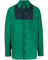 Chemise à manches longues verte Kolor