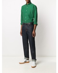 Chemise à manches longues verte Polo Ralph Lauren