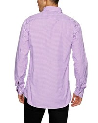 Chemise à manches longues violet clair Benson