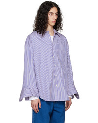 Chemise à manches longues violet clair Marina Yee