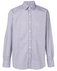 Chemise à manches longues violet clair Canali