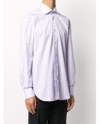 Chemise à manches longues violet clair Kiton