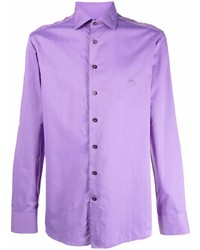 Chemise à manches longues violet clair Etro