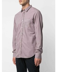 Chemise à manches longues violet clair Officine Generale