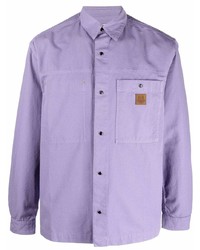 Chemise à manches longues violet clair Kenzo