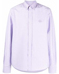 Chemise à manches longues violet clair Kenzo