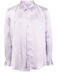 Chemise à manches longues violet clair Martine Rose