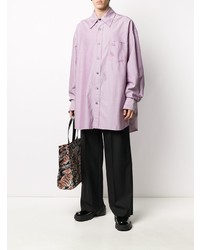 Chemise à manches longues violet clair Marni