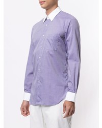 Chemise à manches longues violet clair D'urban