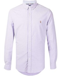 Chemise à manches longues violet clair Polo Ralph Lauren