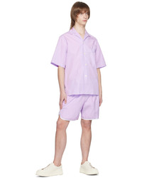 Chemise à manches longues violet clair Sébline