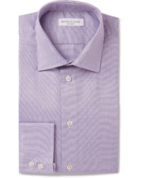 Chemise à manches longues violet clair Richard James