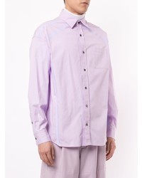 Chemise à manches longues violet clair Christian Dada