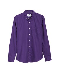 Chemise à manches longues violette
