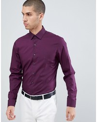 Chemise à manches longues violette Calvin Klein