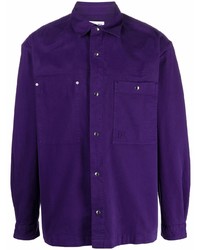 Chemise à manches longues violette Kenzo