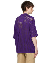 Chemise à manches longues violette Wooyoungmi