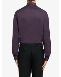 Chemise à manches longues violette Prada